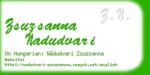 zsuzsanna nadudvari business card
